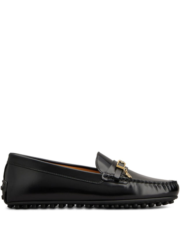Tod's Gommino Leather Loafers - Black