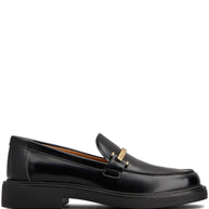 Tod's Flat Leather Loafers - Black