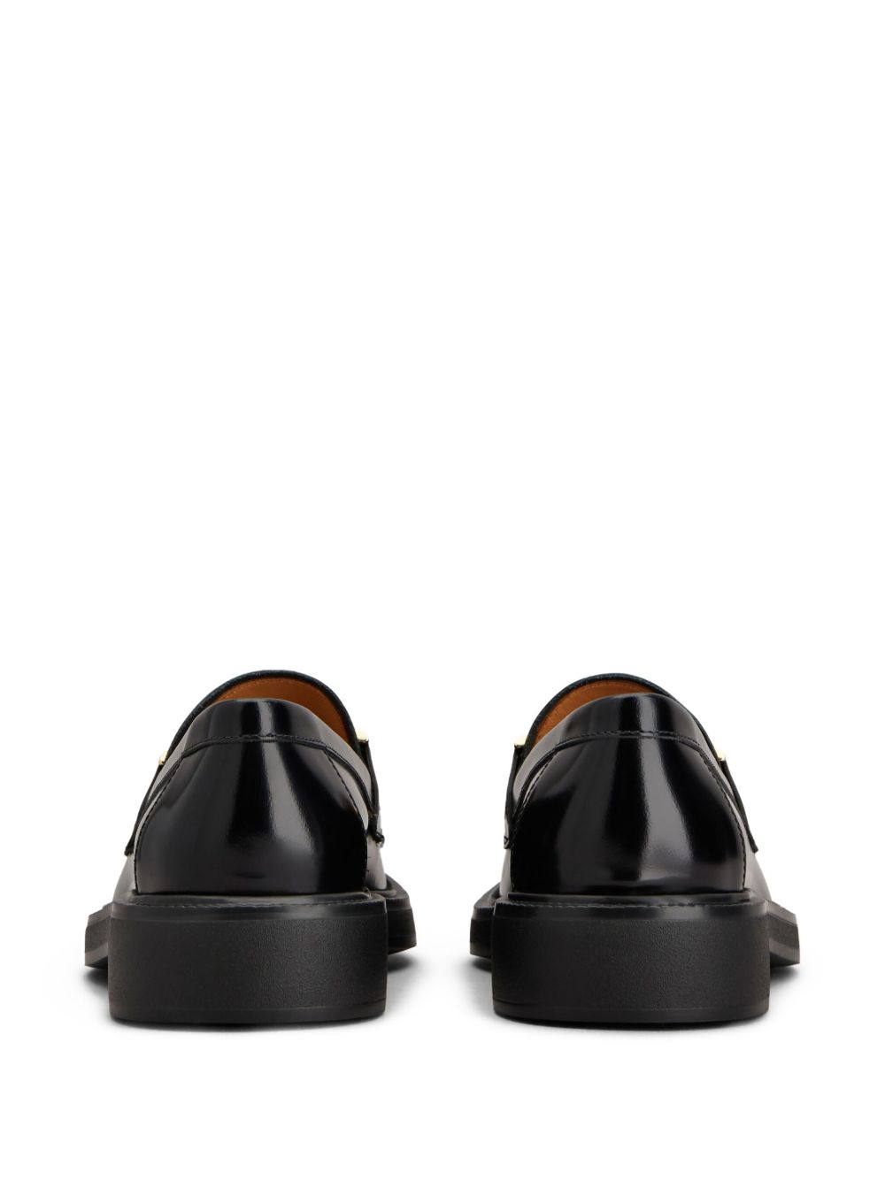 Tod's Flat Leather Loafers - Black