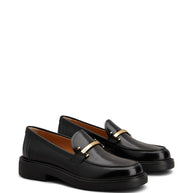 Tod's Flat Leather Loafers - Black