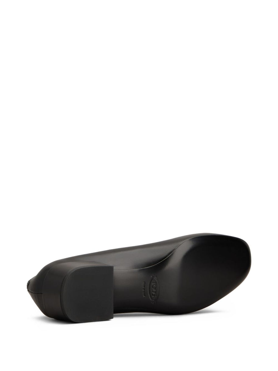 Tod's Mary Jane Leather Pumps - Black