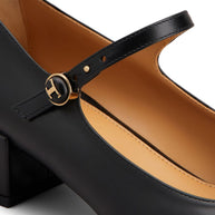 Tod's Mary Jane Leather Pumps - Black
