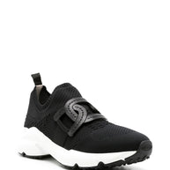 Tod's Kate Knitted Sneakers - Black