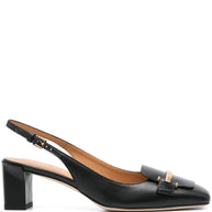 Tod's Leather Slingback Pumps - Black