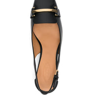 Tod's Leather Slingback Pumps - Black