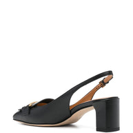 Tod's Leather Slingback Pumps - Black