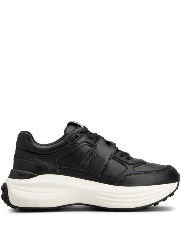 Tod's Leather Sneakers - Black