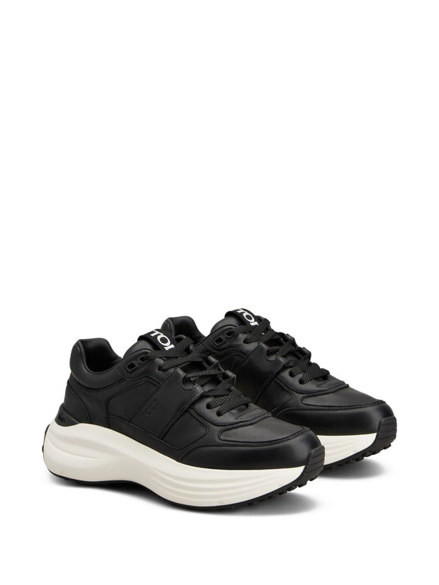 Tod's Leather Sneakers - Black