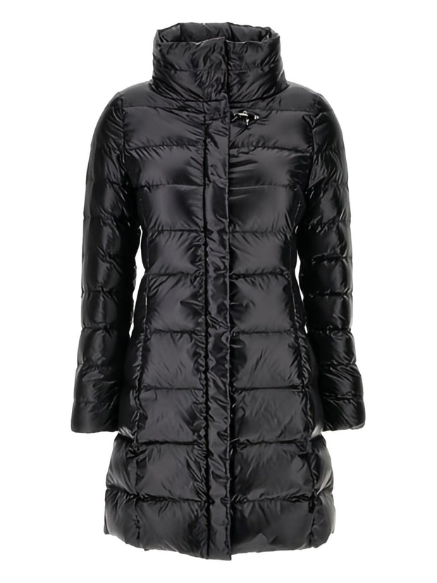 Fay Long Down Jacket - Black