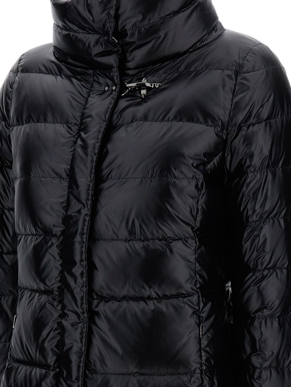 Fay Long Down Jacket - Black