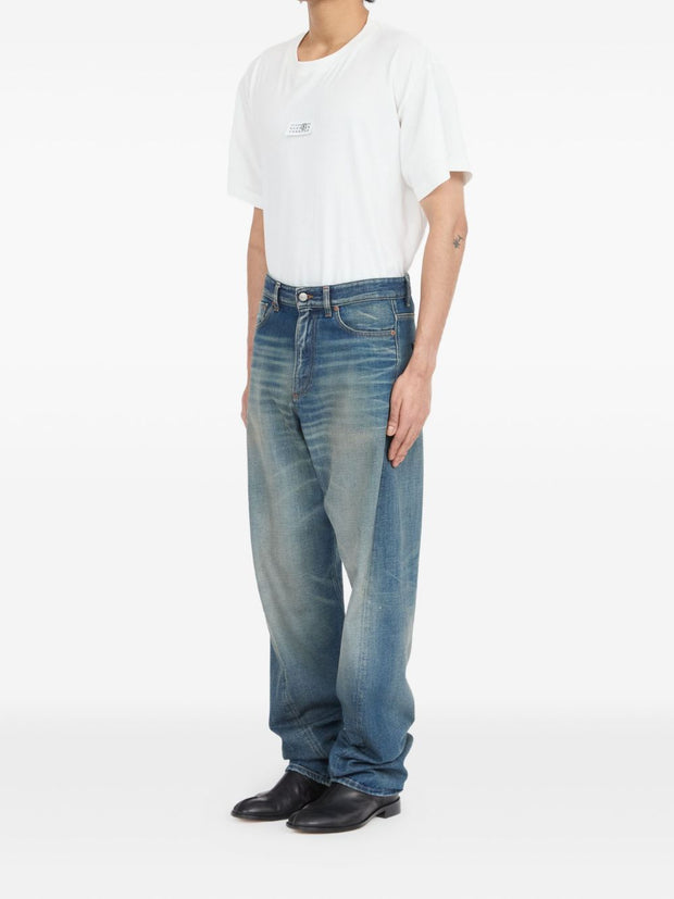 MM6 Maison Margiela Denim Jeans - Clear Blue