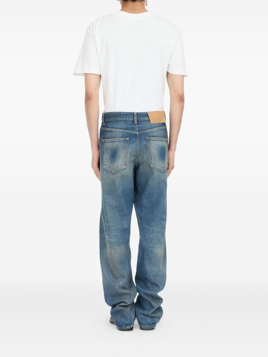 MM6 Maison Margiela Denim Jeans - Clear Blue