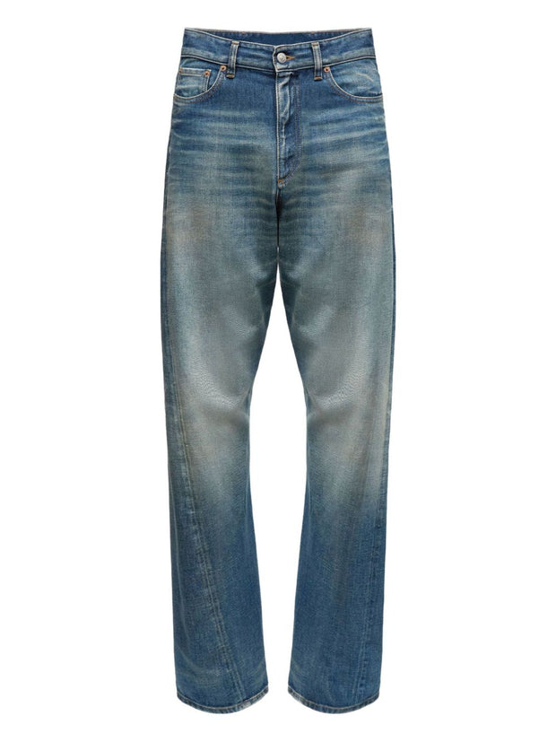 MM6 Maison Margiela Denim Jeans - Clear Blue