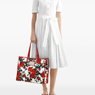 Dolce & Gabbana Large Canvas Tote Bag - Red