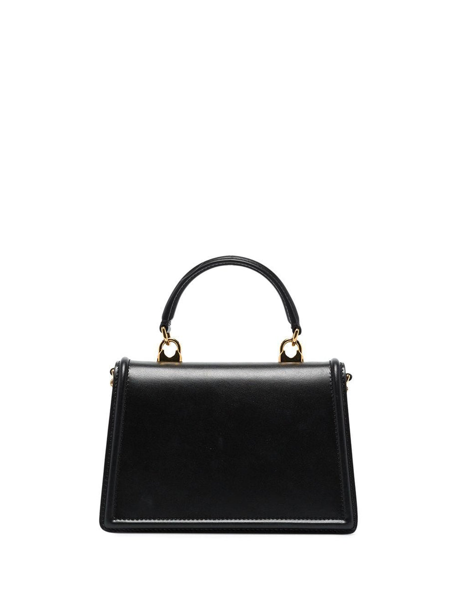 Dolce & Gabbana Devotion Small Leather Handbag - Black