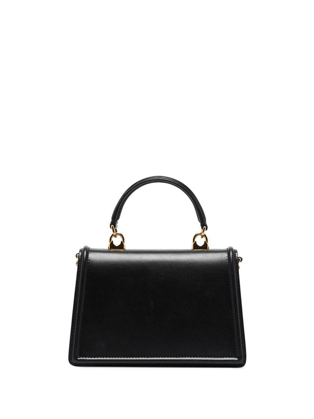 Dolce & Gabbana Devotion Small Leather Handbag - Black