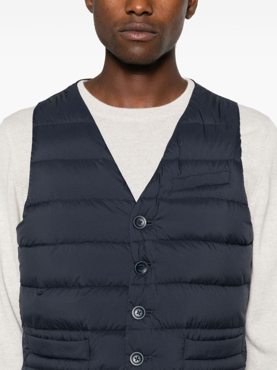 Herno Panciotto Down Vest - Blue