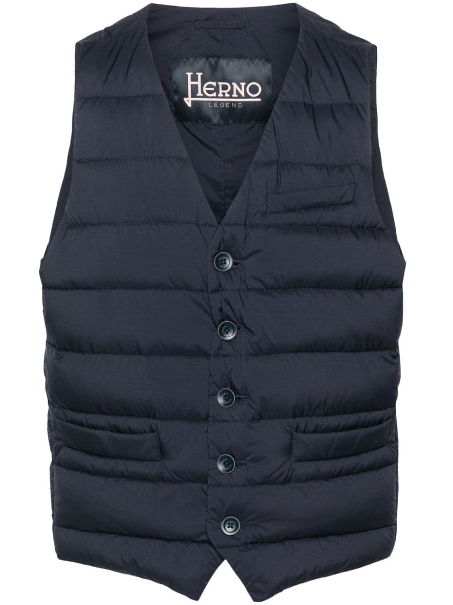 Herno Panciotto Down Vest - Blue