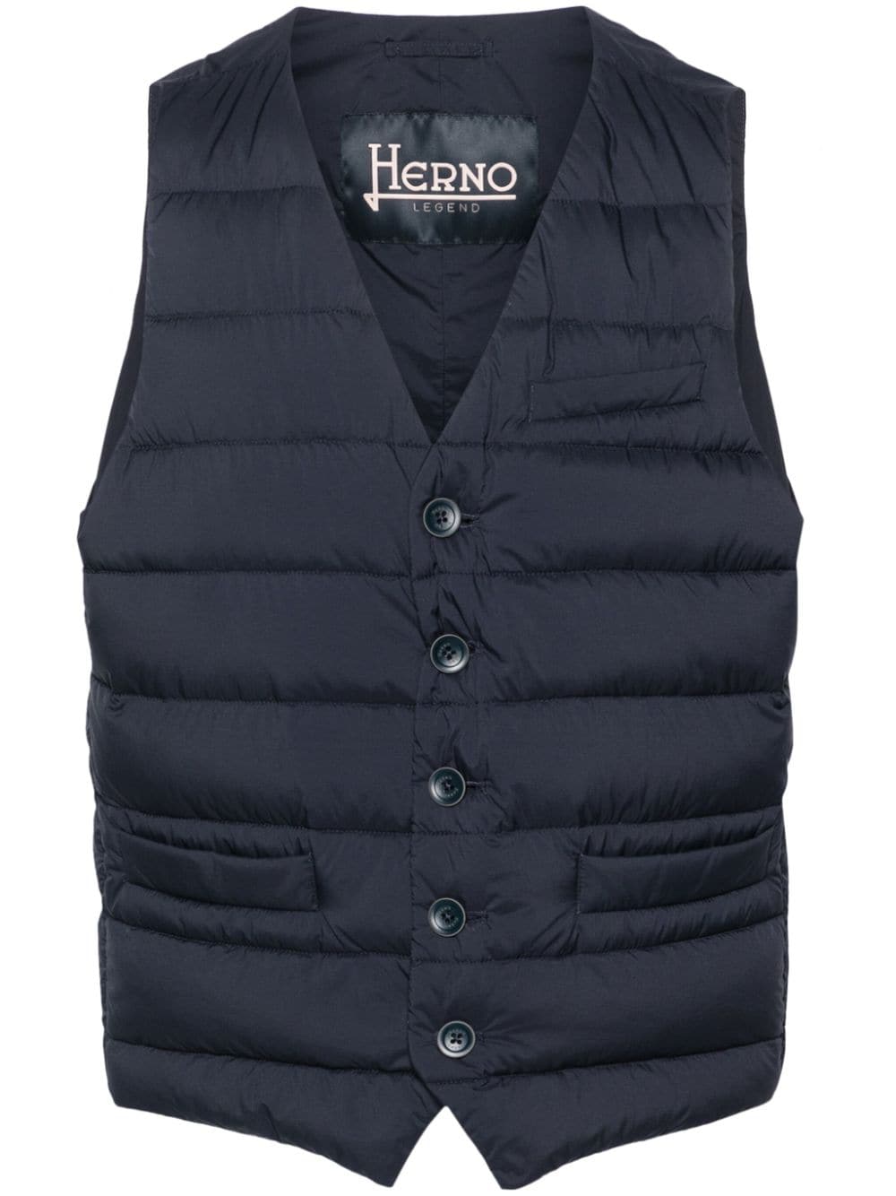 Herno Panciotto Down Vest - Blue