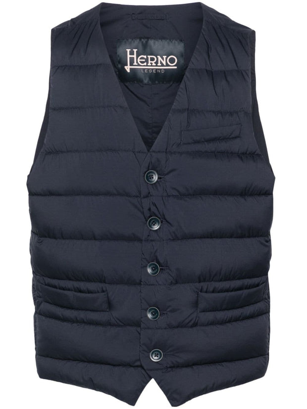 Herno Panciotto Down Vest - Blue