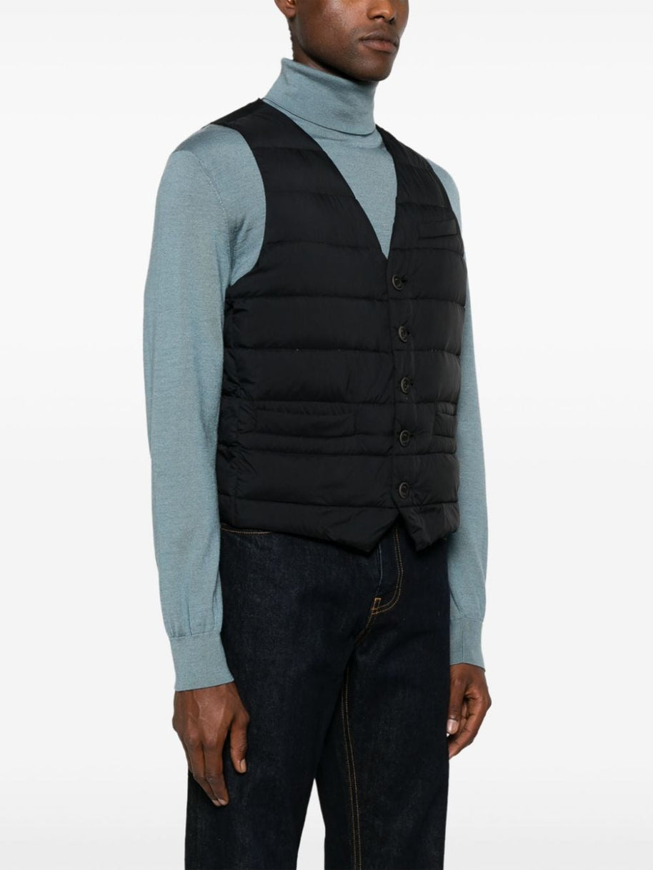 Herno Panciotto Down Vest - Black