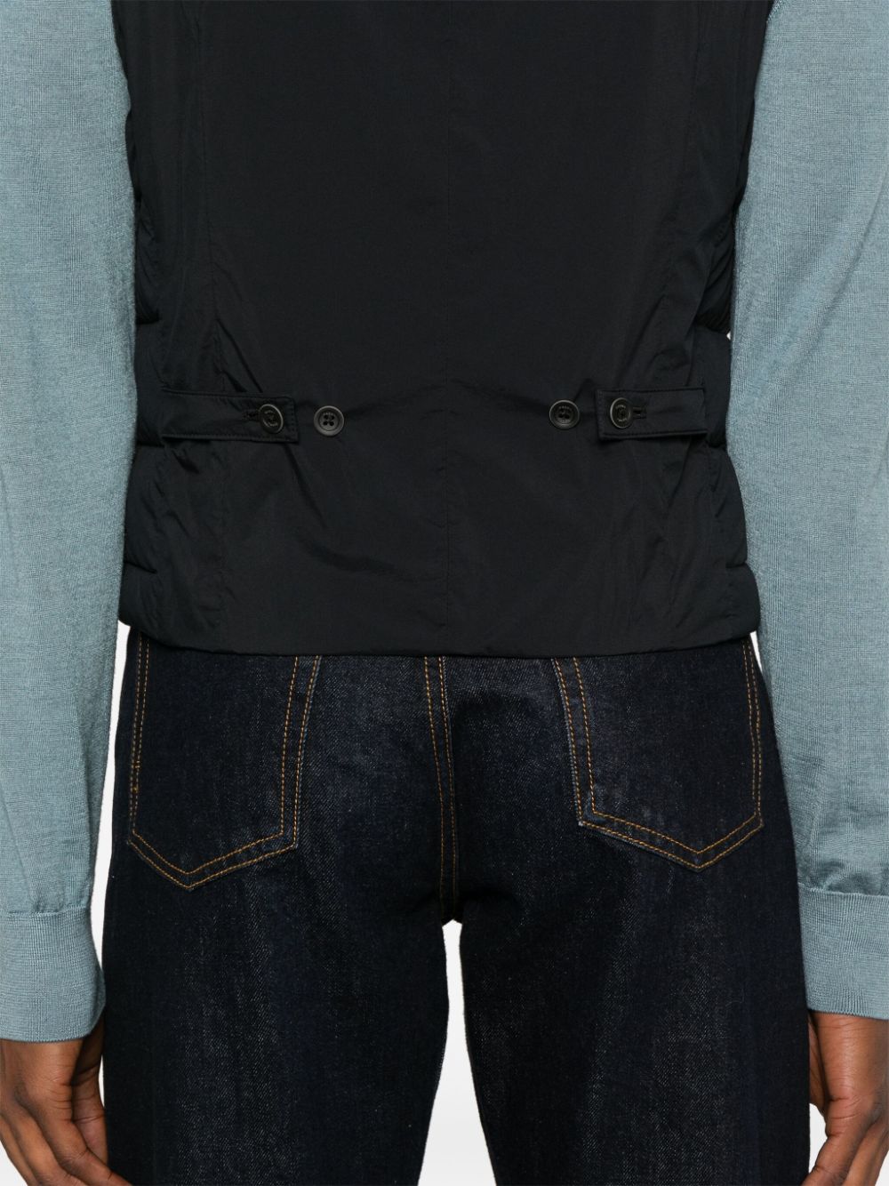 Herno Panciotto Down Vest - Black