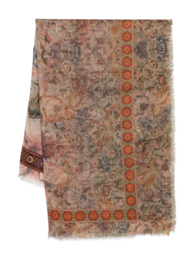 Pierre Louis Mascia Printed cashmere scarf - MultiColour