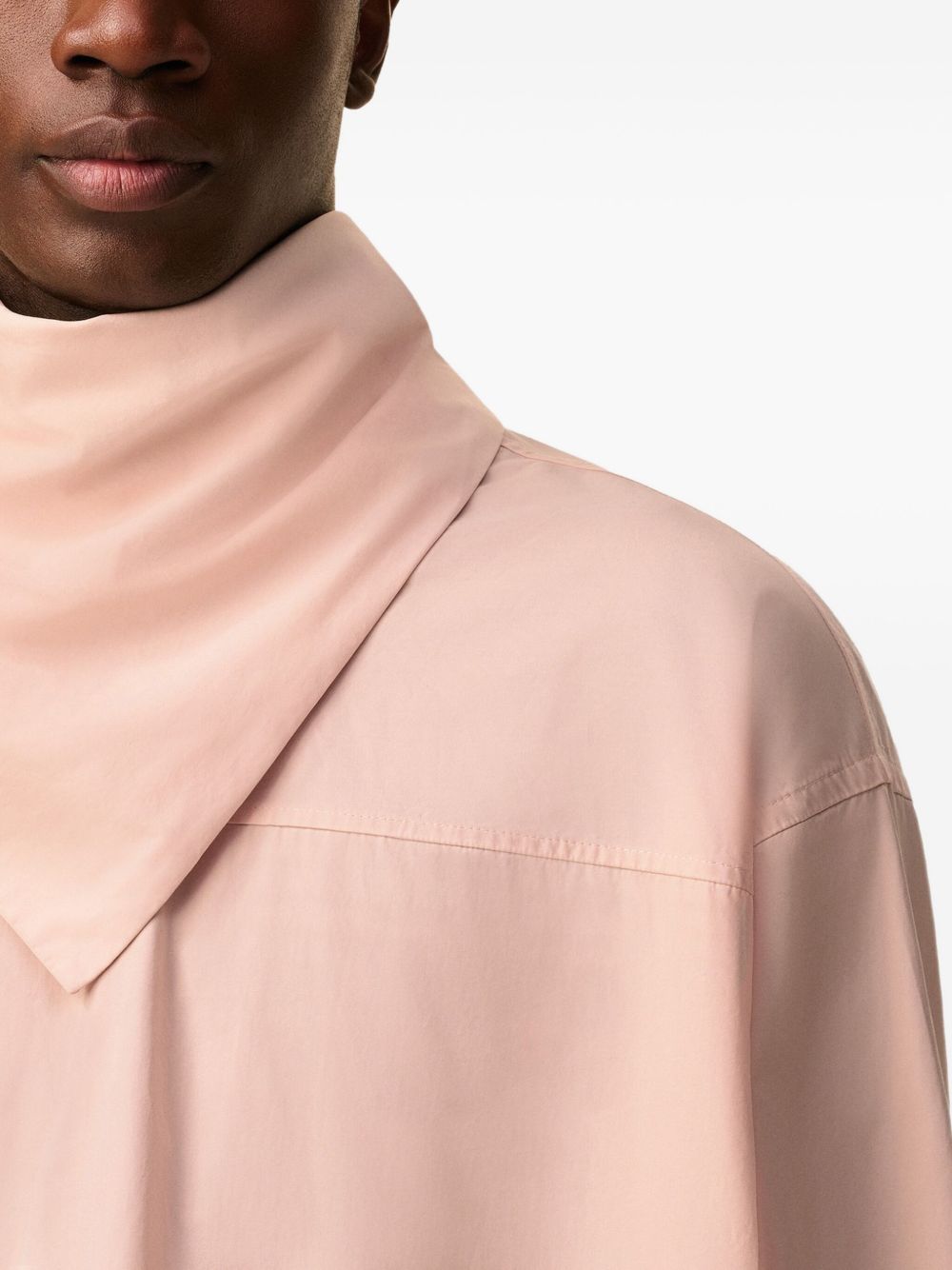 Ami Paris  Bandana Cotton Shirt - Powder