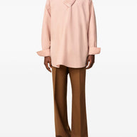 Ami Paris  Bandana Cotton Shirt - Powder