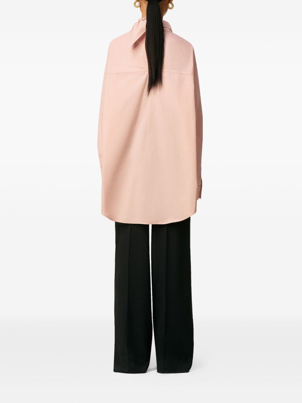 Ami Paris  Bandana Cotton Shirt - Powder