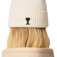 Ami Paris Ami De Coeur Wool Beanie