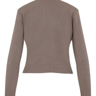 Fabiana Filippi Wool Blend Cardigan - Brown