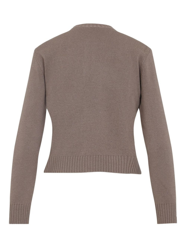 Fabiana Filippi Wool Blend Cardigan - Brown