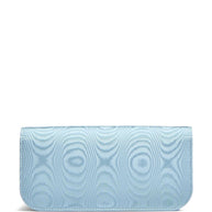 Valentino Garavani Clutch Locò In Tessuto Moirè - Clear Blue