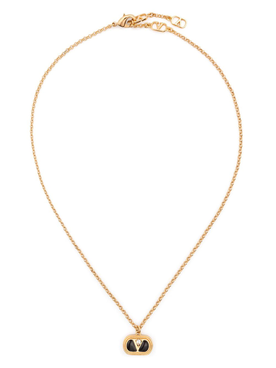 Valentino Garavani VLogo Necklace - Golden