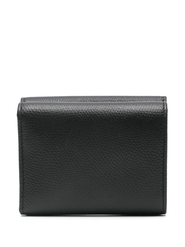 Valentino Garavani Vlogo Leather Wallet - Black
