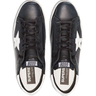 Golden Goose Super-Star Leather Sneakers - Black