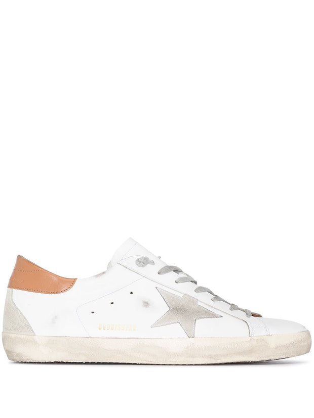 Golden Goose Super-Star Leather Sneakers - Orange