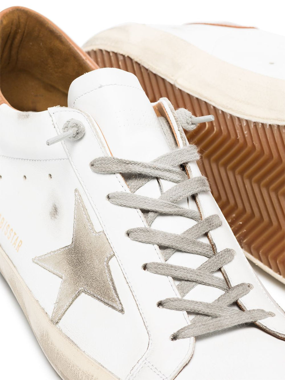 Golden Goose Super-Star Leather Sneakers - Orange