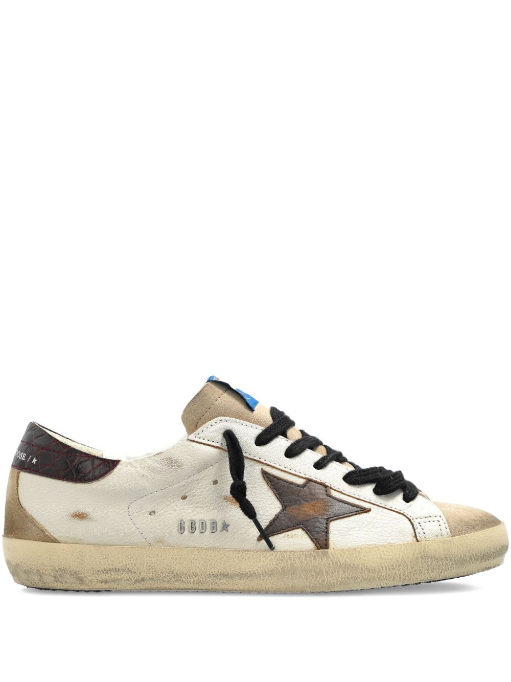 Golden Goose Super-Star Leather Sneakers - Brown