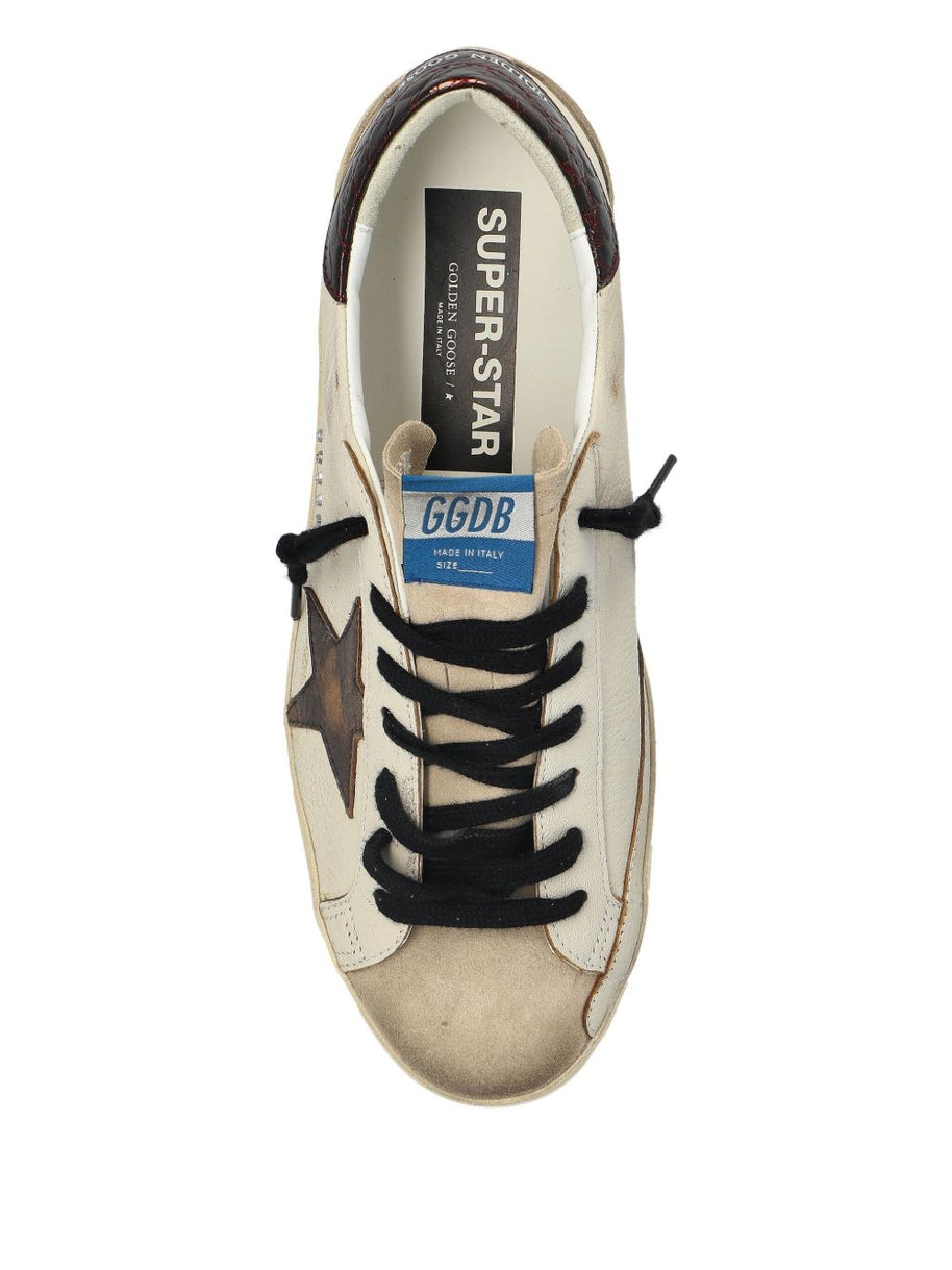 Golden Goose Super-Star Leather Sneakers - Brown