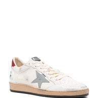 Golden Goose Ball Star Leather Sneakers - Red