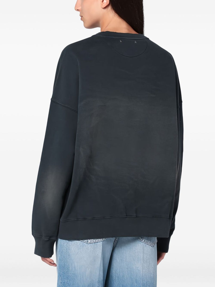 Golden Goose Cotton Crewneck Sweatshirt - Black