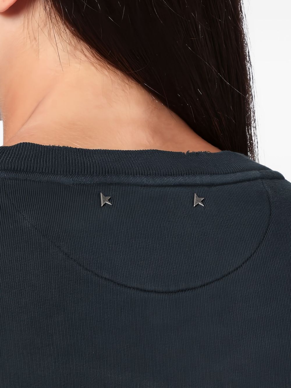 Golden Goose Cotton Crewneck Sweatshirt Black