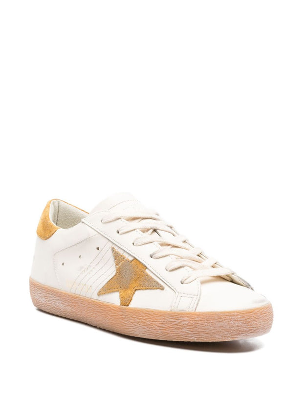 Golden Goose Super-Star Leather Sneakers - Ochre