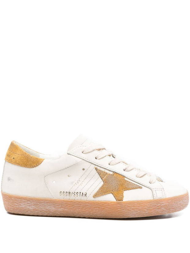 Golden Goose Super-Star Leather Sneakers - Ochre