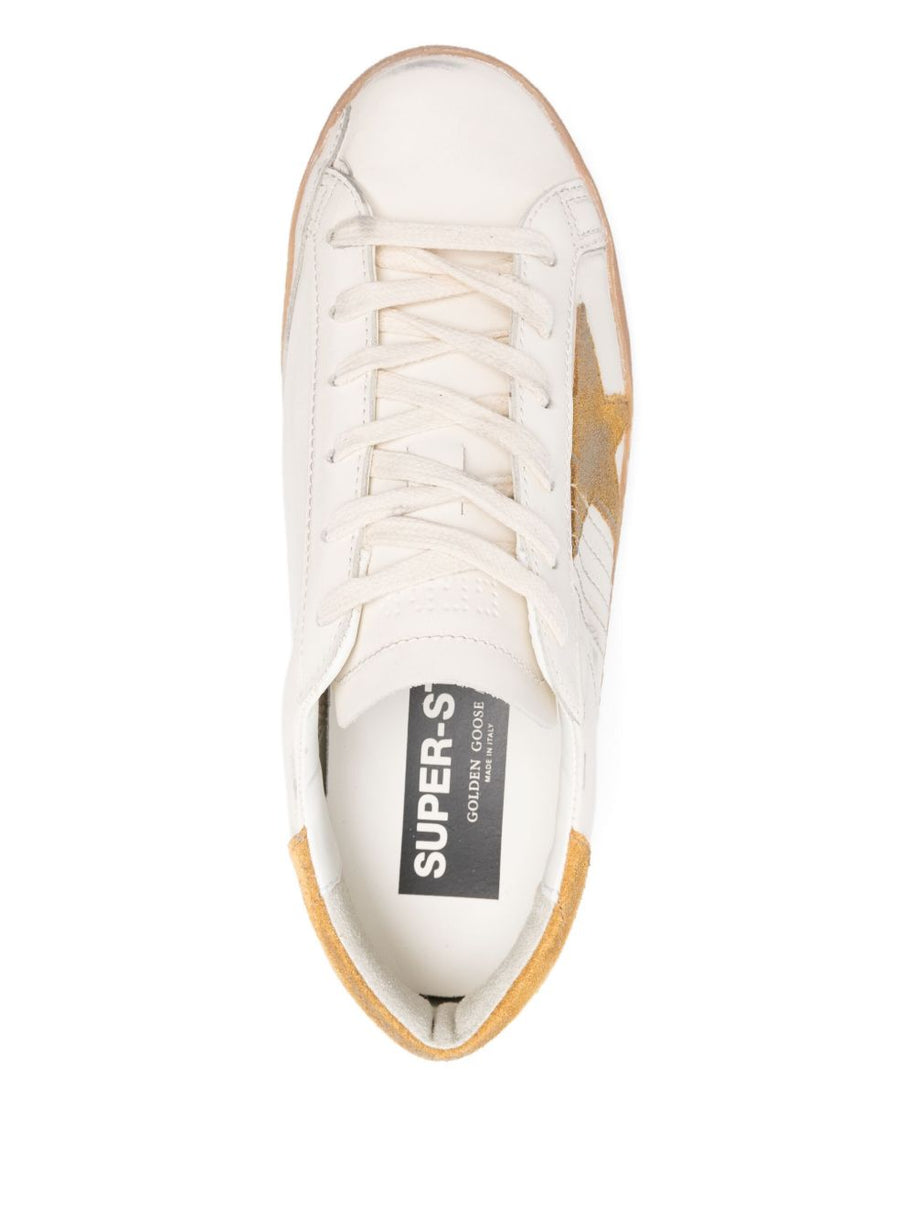 Golden Goose Super-Star Leather Sneakers - Ochre