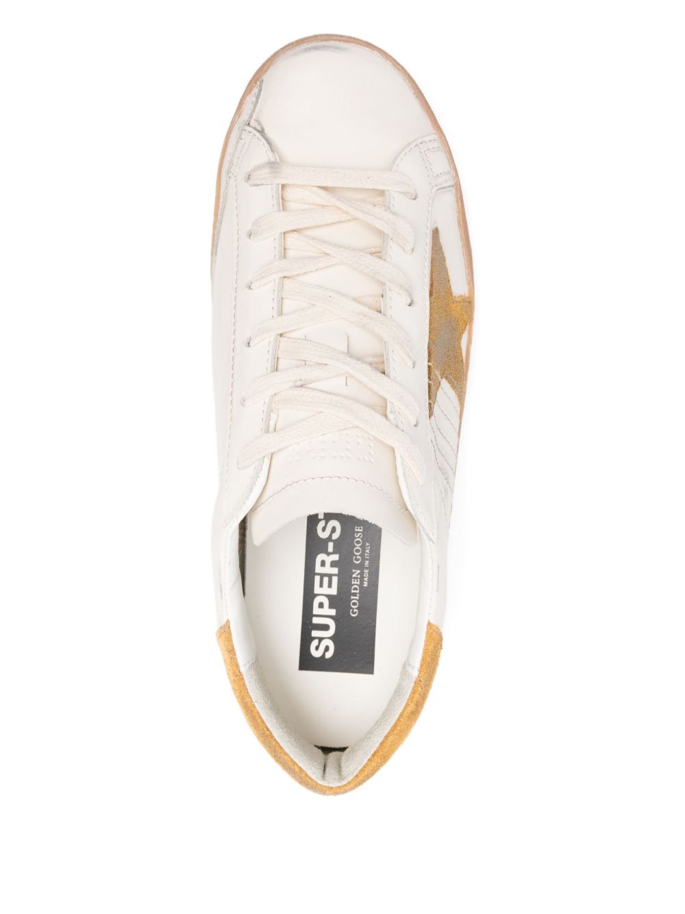 Golden Goose Super-Star Leather Sneakers - Ochre