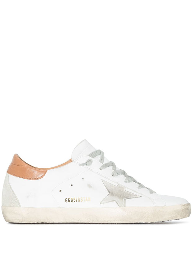 Golden Goose Super-Star Leather Sneakers - Leather Brown