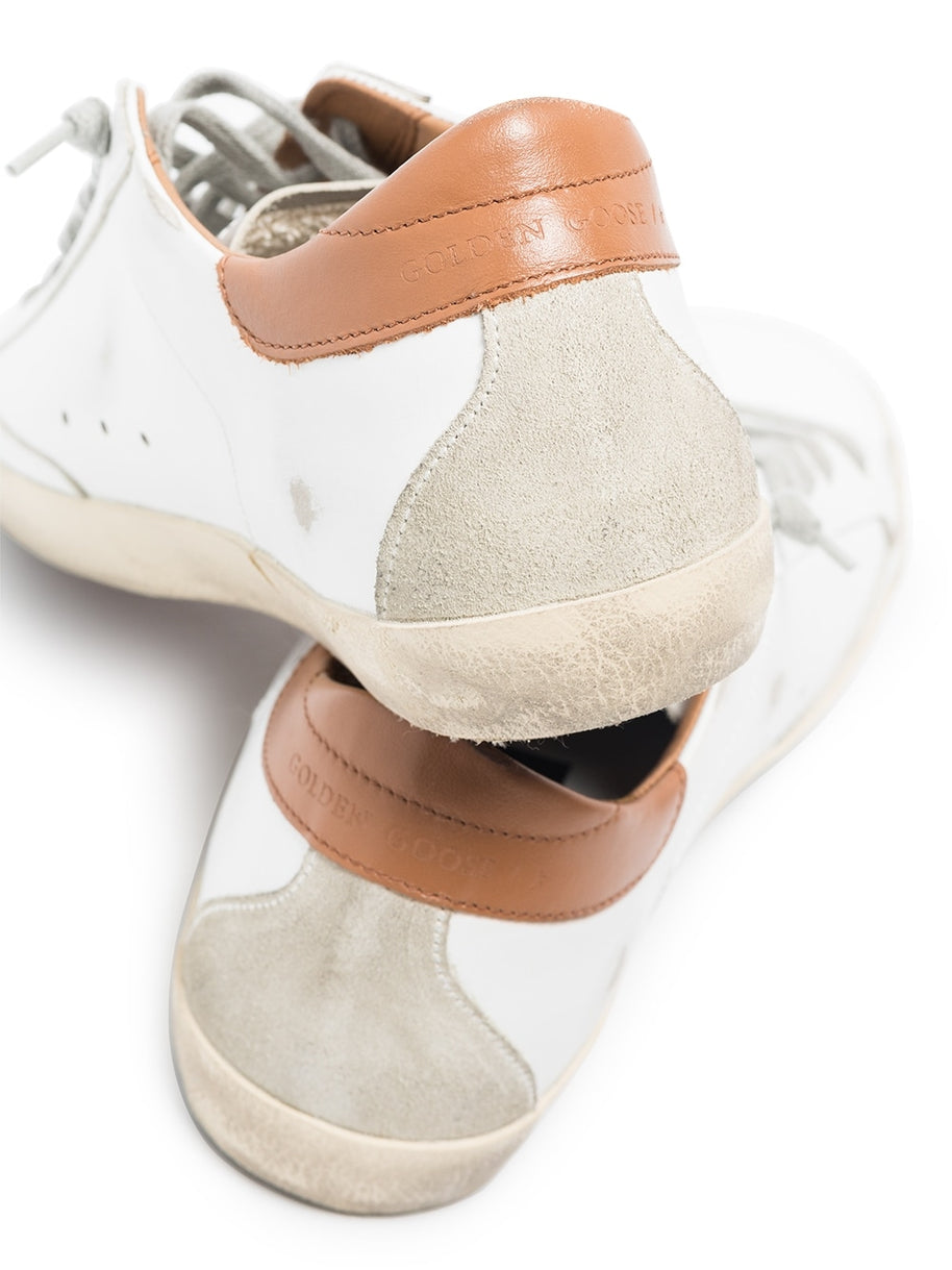 Golden Goose Super-Star Leather Sneakers - Leather Brown